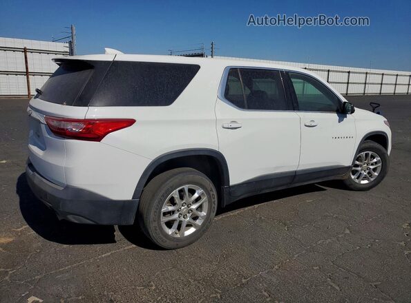 1GNERFKW1KJ279298 2019 CHEVROLET TRAVERSE Белый Передняя правая четверть