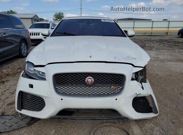SAJBM4BV8HCY38219 2017 JAGUAR XF White Widok z tyłu