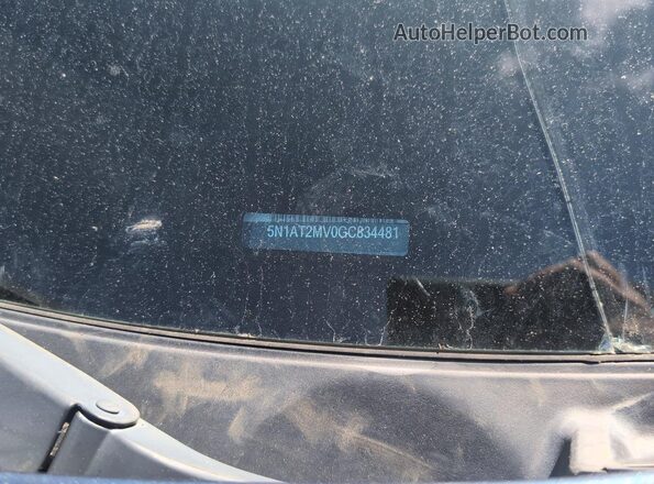 5N1AT2MV0GC834481 2016 NISSAN ROGUE Blue 