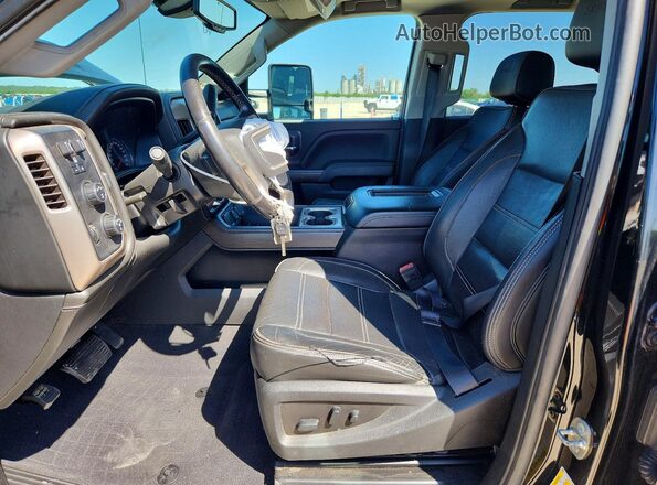 1GT12SEG7KF258984 2019 GMC SIERRA Black Widok deski rozdzielczej