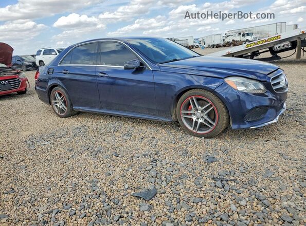 WDDHF5KB0GB191369 2016 MERCEDES-BENZ E Синий 