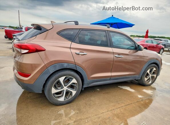 KM8J33A29GU175164 2016 HYUNDAI TUCSON Brown Передня права чверть