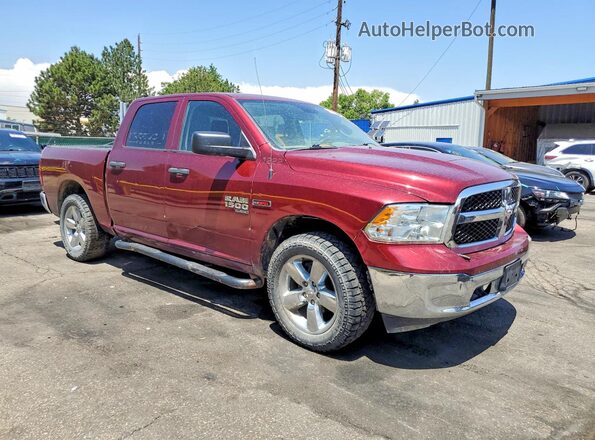 1C6RR7KM7KS724871 2019 RAM 1500 Burgundy Widok z przodu