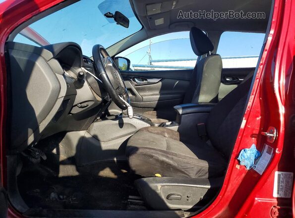JN1BJ1CR2JW254574 2018 NISSAN ROGUE Red 