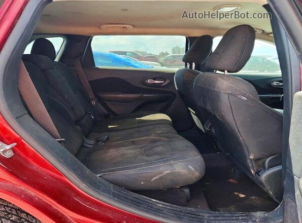 1C4PJLCB0GW336507 2016 JEEP CHEROKEE Red Vista interior trasera