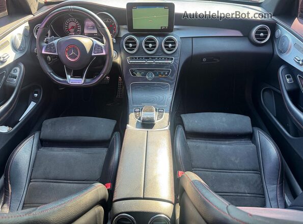 WDDWJ6EB1HF479421 2017 MERCEDES-BENZ C Red 