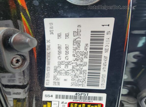 5TFCZ5AN2JX132938 2018 TOYOTA TACOMA Black 
