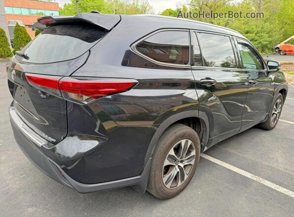 5TDGZRBH5NS591314 2022 TOYOTA HIGHLANDER Black 