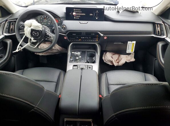 JM3KKBHD8T1388851 2026 MAZDA CX-90 Brown Widok deski rozdzielczej