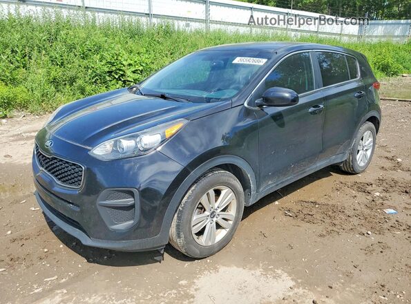 KNDPM3AC5H7189230 2017 KIA SPORTAGE Black Задня ліва чверть