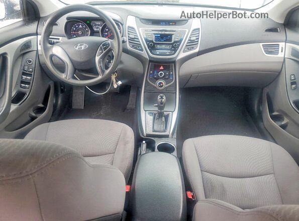 5NPDH4AE0GH686355 2016 HYUNDAI ELANTRA Gray 