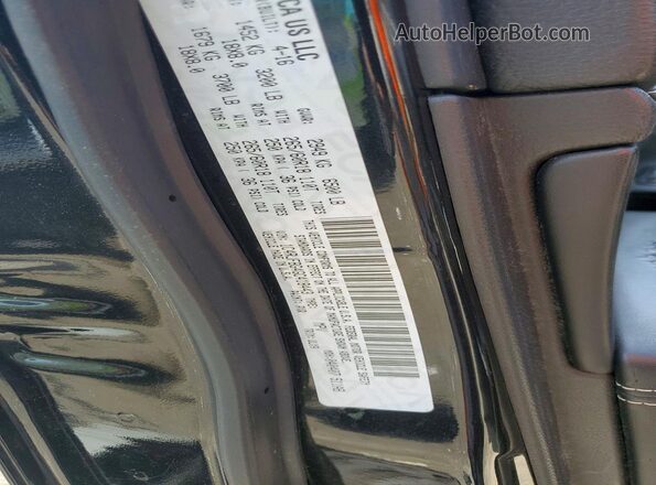 1C4RJFBG4GC418443 2016 JEEP GRAND CHEROKEE Black VIN sticker view