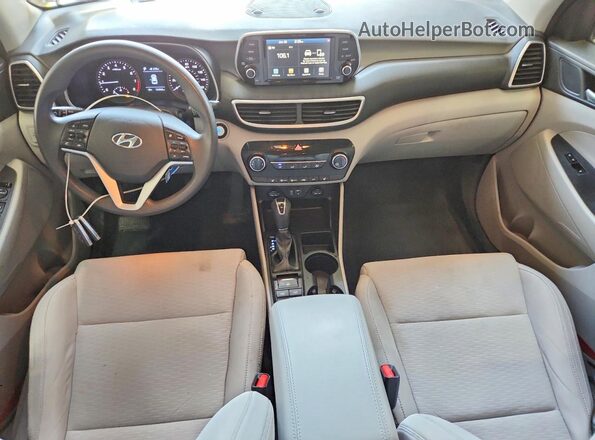 KM8J3CA46LU185811 2020 HYUNDAI TUCSON Silver Սարքավորումների վահանակի տեսք