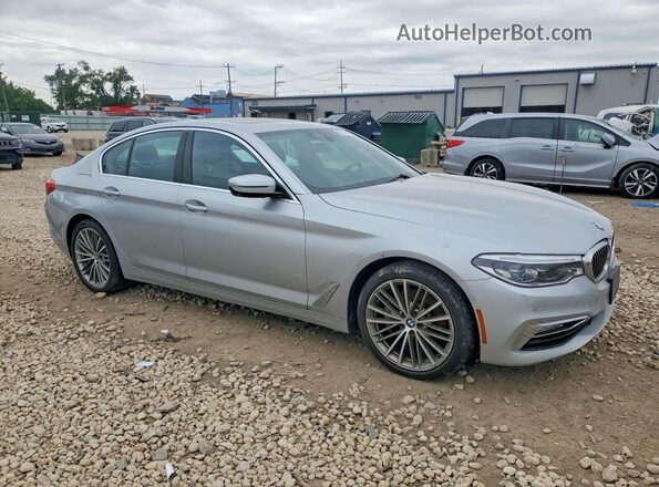 WBAJE7C35HG889320 2017 BMW 5 SERIES Silver წინა ხედი