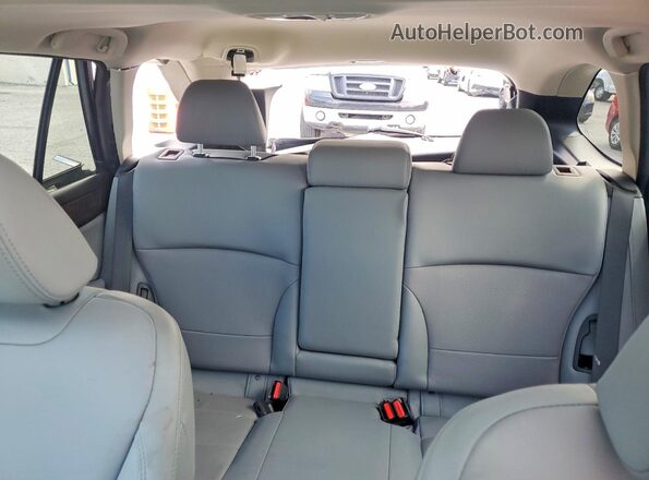 4S4BSAKC3J3333756 2018 SUBARU OUTBACK Blue უკანა სავარძლების ხედი