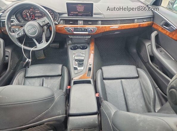 WAUFNAF47HN063264 2017 AUDI A4 Black Instrument cluster view