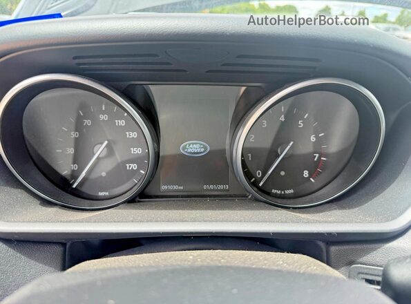 SALWG2PF5GA599924 2016 LAND ROVER RANGE ROVER Black ხელსაწყოთა პანელის ხედი