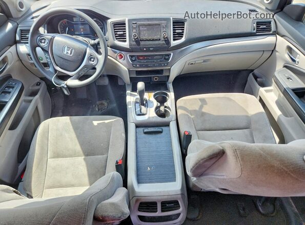 5FNYF5H19HB003052 2017 HONDA PILOT Gray 