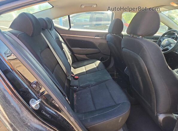 5NPD84LF5JH270976 2018 HYUNDAI ELANTRA Black Rear interior view