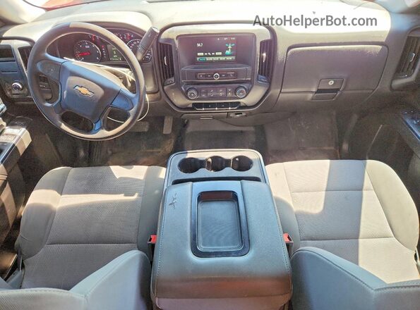 1GCRCNEC3HZ304722 2017 CHEVROLET SILVERADO Red Vista del cuadro de instrumentos