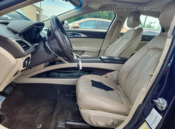 3LN6L5F93HR602113 2017 LINCOLN MKZ Blue Dashboard view