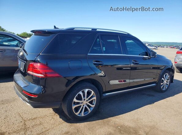 4JGDA5JB6GA803651 2016 MERCEDES-BENZ GLE Черный Передняя правая четверть