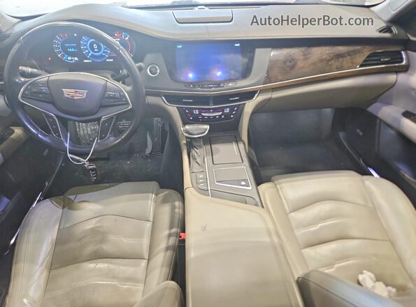 1G6KF5RS1GU158166 2016 CADILLAC CT6 Red ხელსაწყოთა პანელის ხედი