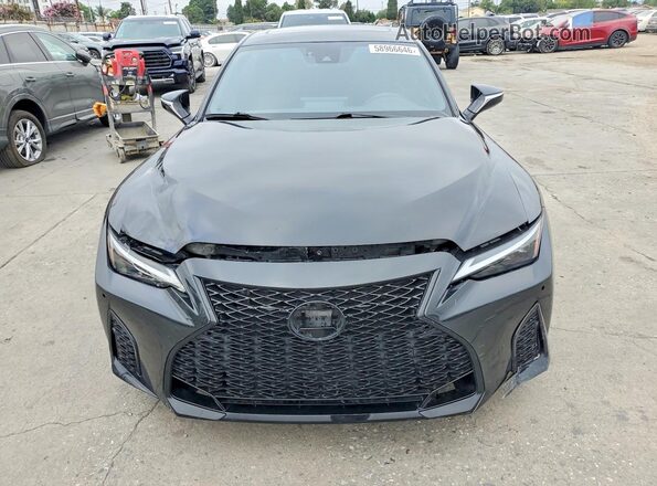 JTHDA1D2XN5118047 2022 LEXUS IS Black უკანა ხედი