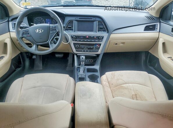 5NPE24AF1GH389741 2016 HYUNDAI SONATA Black Սարքավորումների վահանակի տեսք
