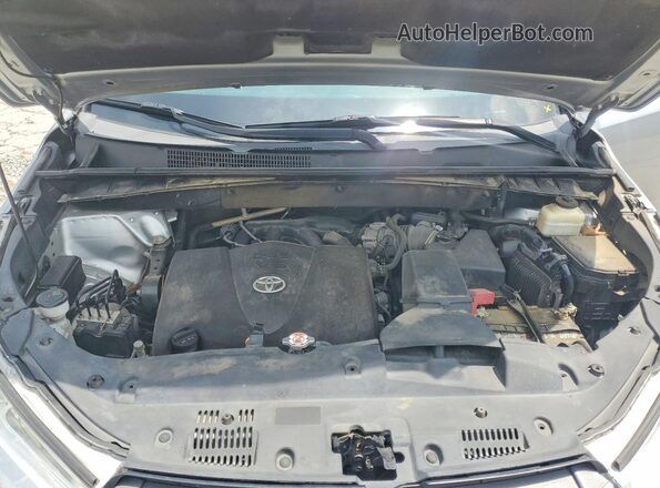 5TDZZRFH1KS292790 2019 TOYOTA HIGHLANDER Silver Vista de la etiqueta del VIN
