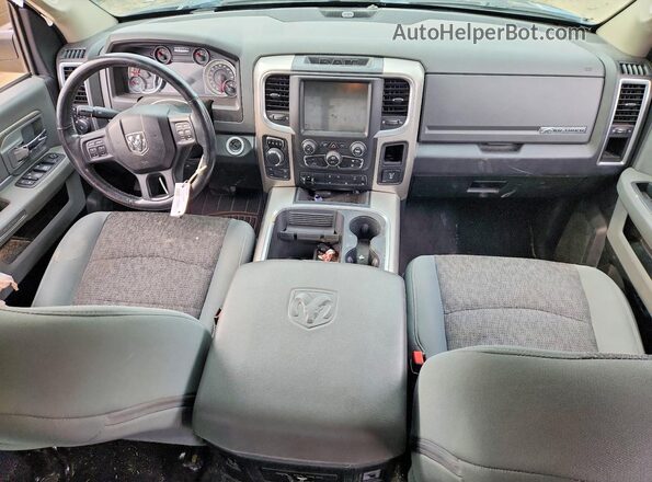 1C6RR7LT5HS530130 2017 RAM 1500 Gray Вид щитка приладів