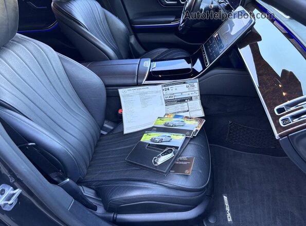 W1K6G6DB9NA122545 2022 MERCEDES-BENZ S-CLASS Серый Вид подкапотного пространства
