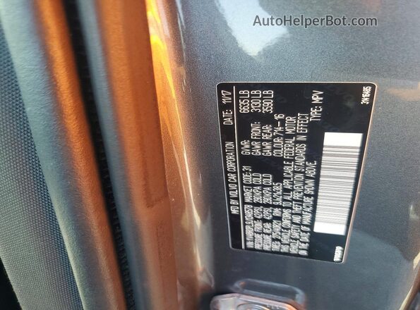YV4BR0PL9J1348578 2018 VOLVO XC90 Gray VIN sticker view