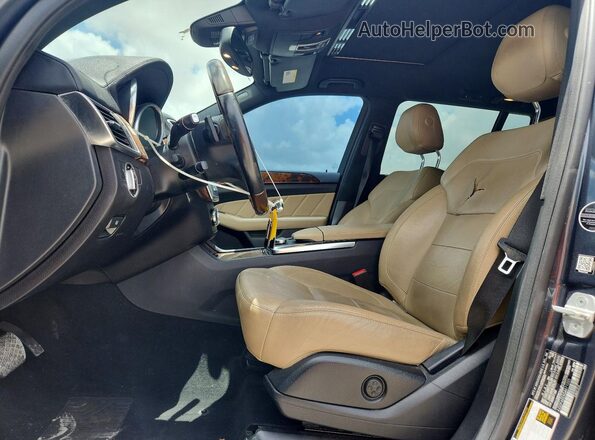 4JGDF6EE5GA671025 2016 MERCEDES-BENZ GL-CLASS Gray Widok deski rozdzielczej