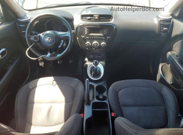 KNDJN2A26G7239331 2016 KIA SOUL Black Սարքավորումների վահանակի տեսք