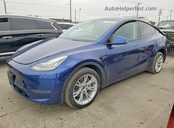7SAYGDEEXNF429524 2022 TESLA MODEL Blue 