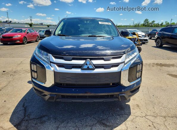 JA4AP3AU8LU010155 2020 MITSUBISHI OUTLANDER Black Rear view