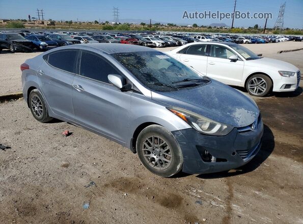 5NPDH4AE6GH727409 2016 HYUNDAI ELANTRA Silver 