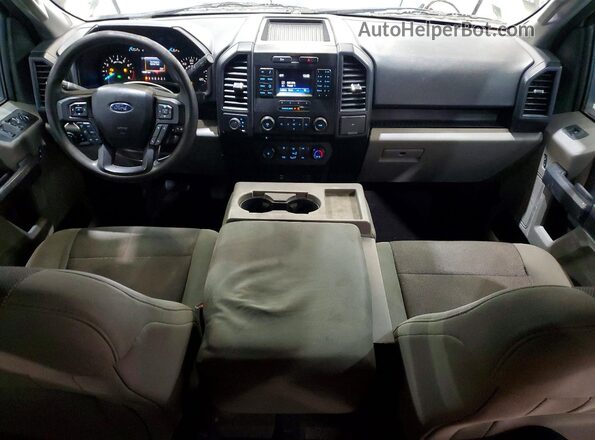 1FTEX1E87GFB61149 2016 FORD F150 White Vista del cuadro de instrumentos