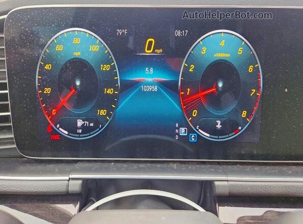 4JGFB4JB8LA122644 2020 MERCEDES-BENZ GLE-CLASS Blue Widok tylnych siedzeń
