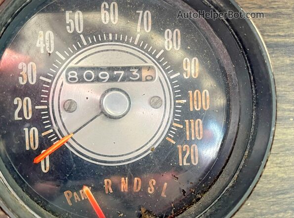 336871R159066 1971 OLDSMOBILE CUTLASS Зеленый Вид щитка приборов