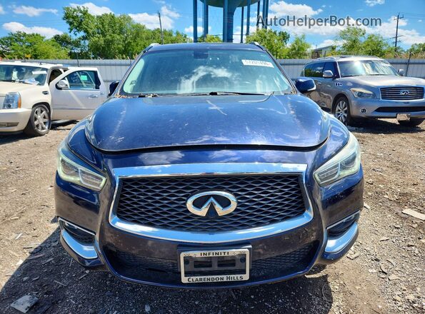 5N1DL0MM4HC520407 2017 INFINITI QX60 Blue 