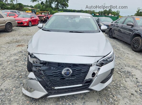 3N1AB8BV7PY323356 2023 NISSAN SENTRA Серебряный Вид сзади