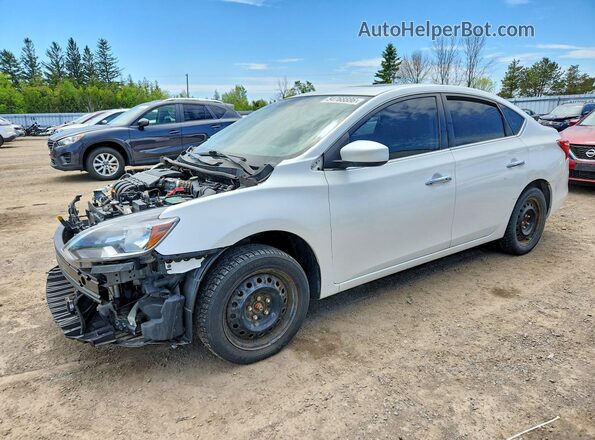 3N1AB7AP8KY403108 2019 NISSAN SENTRA White Rear left