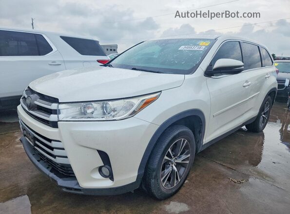 5TDZZRFHXKS308274 2019 TOYOTA HIGHLANDER White Հետևի ձախ