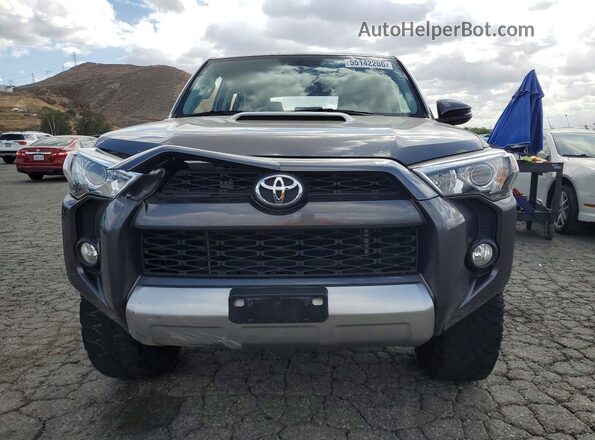 JTEBU5JR7K5709422 2019 TOYOTA 4RUNNER Серый Вид сзади