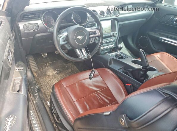 1FA6P8CF9G5237349 2016 FORD MUSTANG Черный Вид щитка приборов