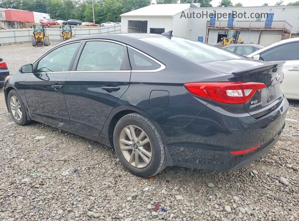 5NPE24AF1GH389741 2016 HYUNDAI SONATA Black Հետևի աջ