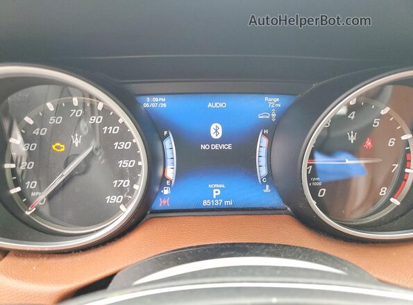ZN661XUA1KX309486 2019 MASERATI LEVANTE Серый Вид задних сидений