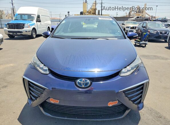 JTDBVRBD3HA001955 2017 TOYOTA MIRAI Blue Rear view